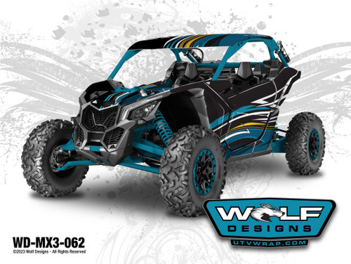 WD-MX3-062 - Can-am Maverick X3 UTV Wrap Kit Pricing Starts at