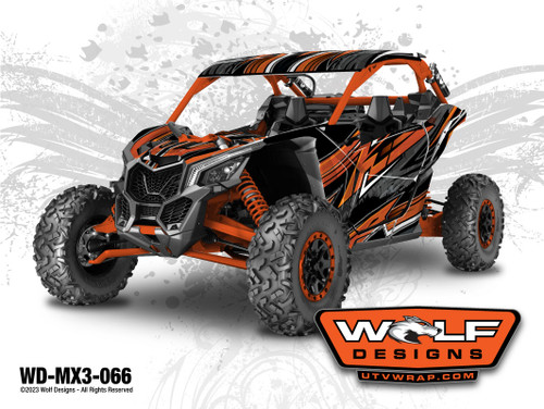 WD-MX3-066 - Can-am Maverick X3 UTV Wrap Kit Pricing Starts at