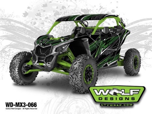 WD-MX3-066 - Can-am Maverick X3 UTV Wrap Kit Pricing Starts at