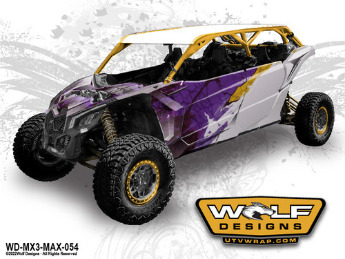 WD-MX3-MAX-054 - Can-am Maverick X3 Max UTV Wrap Kit Pricing