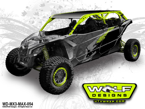 WD-MX3-MAX-054 - Can-am Maverick X3 Max UTV Wrap Kit Pricing