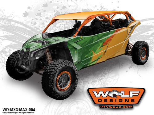 WD-MX3-MAX-054 - Can-am Maverick X3 Max UTV Wrap Kit Pricing