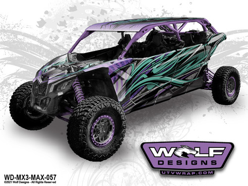 WD-MX3-MAX-057 - Can-am Maverick X3 Max UTV Wrap Kit Pricing