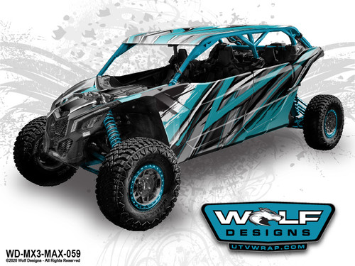 WD-MX3-MAX-059 - Can-am Maverick X3 Max UTV Wrap Kit Pricing