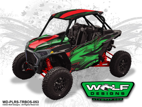 Wolf Designs Polaris RZR Turbo S UTV Wrap Kit