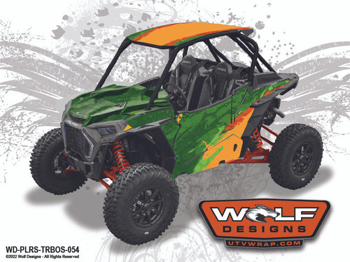 WD-PLRS-TRBOS-054 - Polaris RZR Turbo S UTV Wrap Kit Pricing