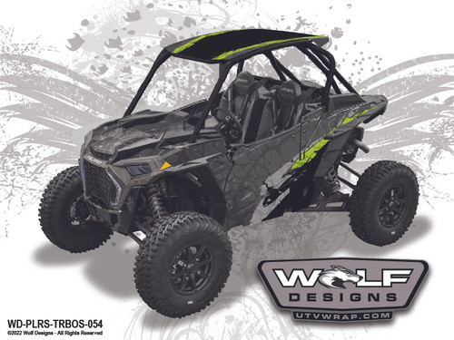 WD-PLRS-TRBOS-054 - Polaris RZR Turbo S UTV Wrap Kit Pricing