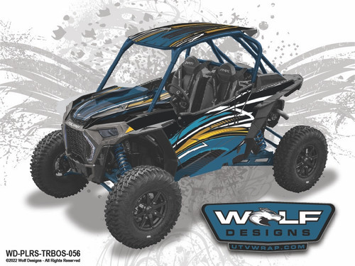 WD-PLRS-TRBOS-056 - Polaris RZR Turbo S UTV Wrap Kit Pricing Starts at $451.50  (EXTREME PLUS KIT SHOWN)