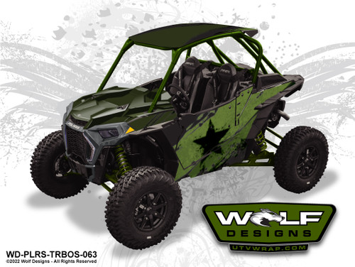 Wolf Designs Polaris RZR Turbo S UTV Wrap Kit