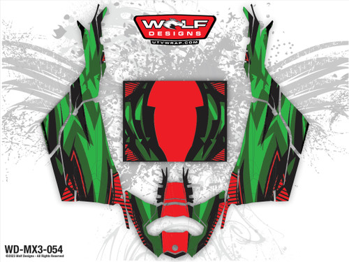 Can-am Maverick X3 - UTV Graphics Wrap Kit