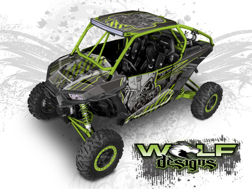 Polaris RZR XP-1000, XP-1000 Turbo Graphics Wrap Kit Polaris RZR XP-1000, XP-1000 Turbo Graphics Wrap Kit