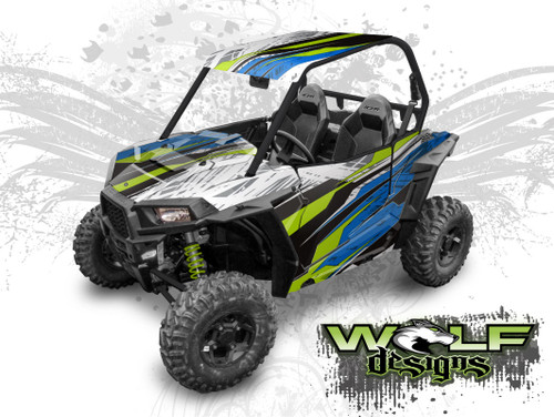 Polaris RZR S UTV graphics wrap kit  Polaris RZR S UTV graphics wrap kit