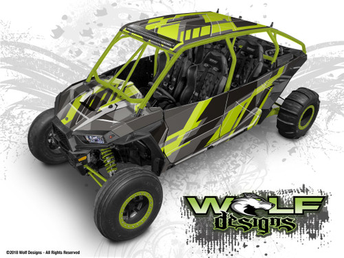 The best Polaris RZR XP4 1000 and XP4 Turbo UTV wrap kits 