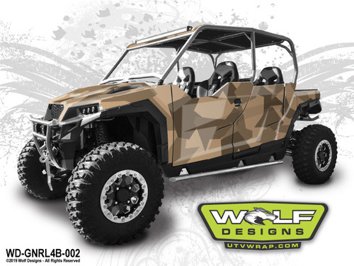 Polaris General 4 - UTV Wrap Graphics Kit Polaris General 4 - UTV Wrap Graphics Kit