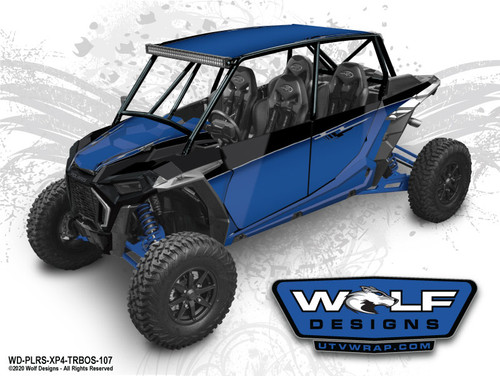 Wolf Designs Polaris RZR Turbo S 4 Seat UTV Wrap Kit