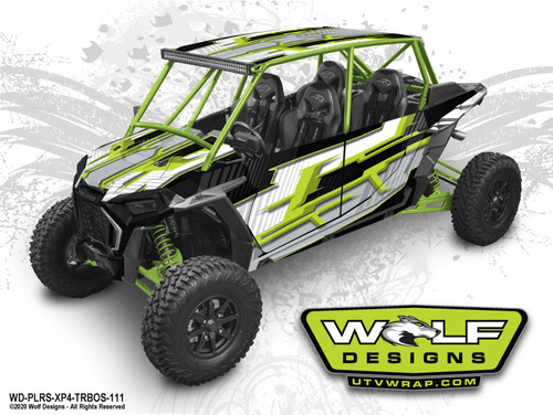 Wolf Designs Polaris RZR Turbo S 4 Seat UTV Wrap Kit
