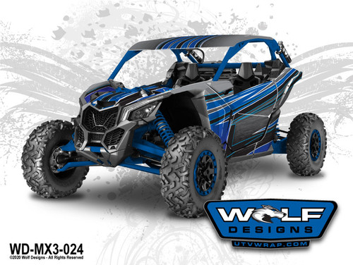 Brand New Morning RRR 3枚 Can-am Maverick X3 - UTV Graphics Wrap Kit