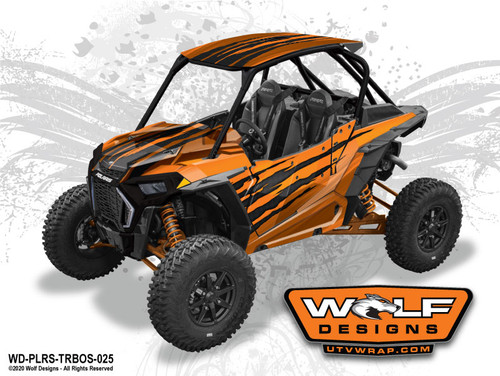 ＵＪＯＨ Slit Wrap SKT ストライプ Burning Envy | Ski-Doo REV-XS Sled Wrap