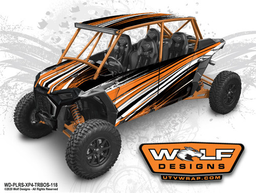 Wolf Designs Polaris RZR Turbo S 4 Seat UTV Wrap Kit
