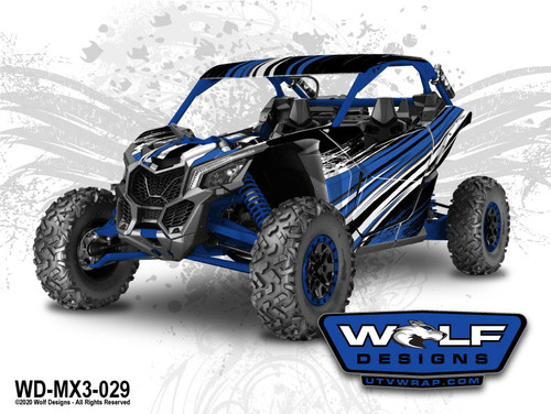 Can Am Maverick X3 - Wolf Designs Graphics Kit