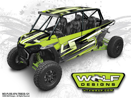 Wolf Designs Polaris RZR Turbo S 4 Seat UTV Wrap Kit