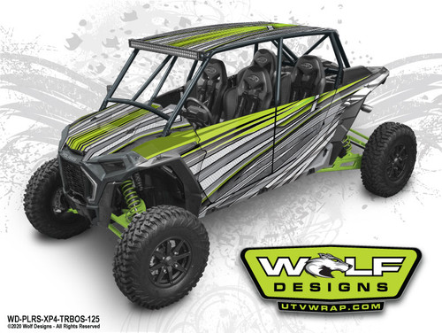 UTV Wrap Kit - Polaris RZR Turbo S 4 Seat - RZR Graphics