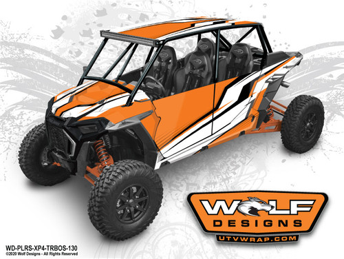 UTV Wrap Kit - Polaris RZR Turbo S 4 Seat - RZR Graphics Wrap Kit