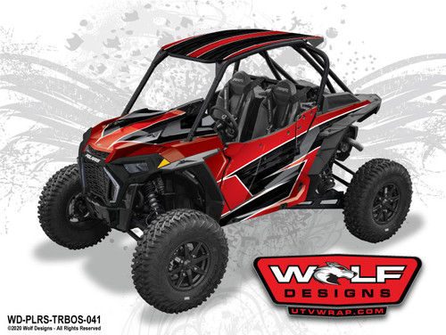 Wolf Designs Polaris RZR Turbo S UTV Wrap Kit Wolf Designs Polaris RZR Turbo S UTV Wrap Kit