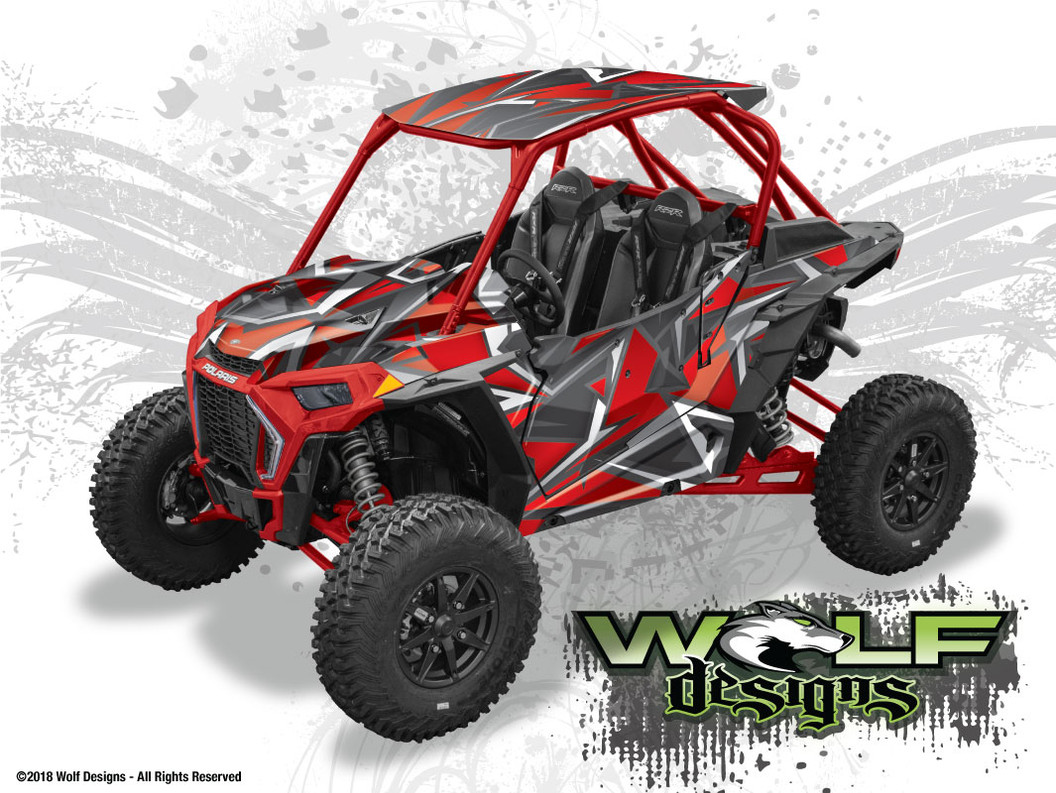 Polaris RZR Turbo S UTV Graphics Wrap Kit