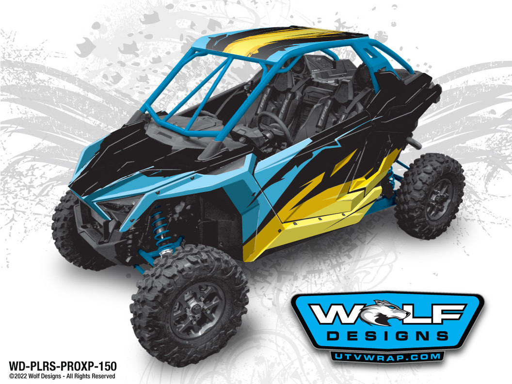 Wrapped Rzr Pro R Polaris RZR PRO XP - UTV Graphics Wrap Kit