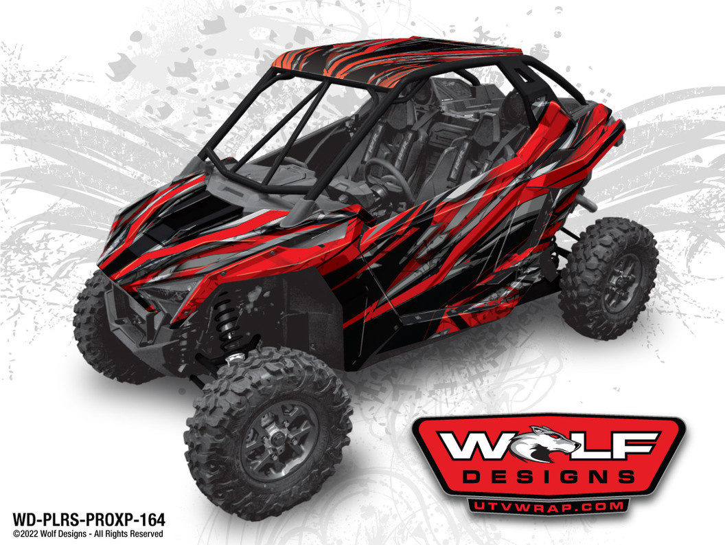 Wrapped Rzr Pro R Polaris RZR PRO XP - UTV Graphics Wrap Kit