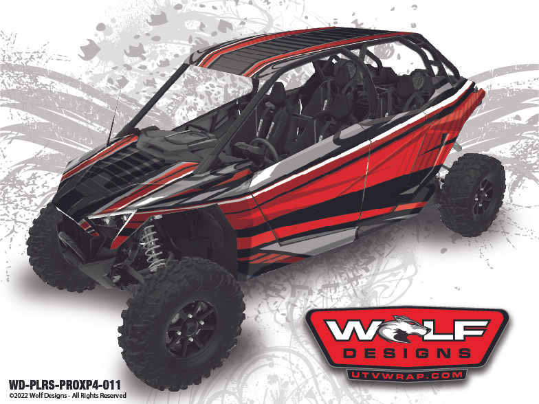 Wrapped Rzr Pro R Polaris RZR PRO XP4 - UTV Graphics Wrap Kit