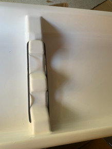 1/4 “ black rubber banding commonly used with rod holders 24” in length