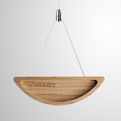 LOERAKKER LED LINE L1 Surround Light Plat Halfrond Pendelarmatuur met indirect licht