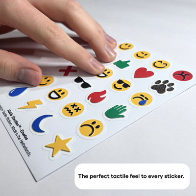 HABLE - Stactiles tactiele stickers - Emojis