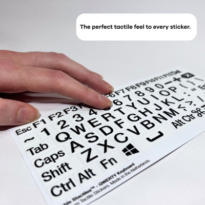 HABLE - Stactiles tactiele stickers - Qwerty