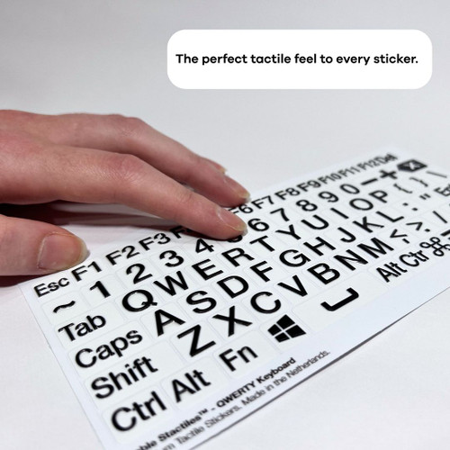 Stactiles stickers Qwerty