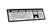 LOGICKEYBOARD Slim Line Grootlettertoetsenbord met usb-lampje - QWERTY