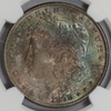 1878-S NGC Silver Morgan Dollar MS64 Double Sided Rainbow Toned
