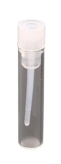 Empty Bottles - 1ml. Clear Glass Vials w/ Caps with Wands 25 pack