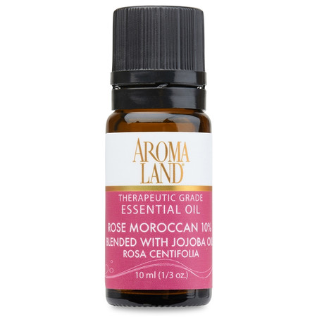 Aromaland - Rose Moroccan Abs. 10% Essential Oil 10ml. (1/3oz.)