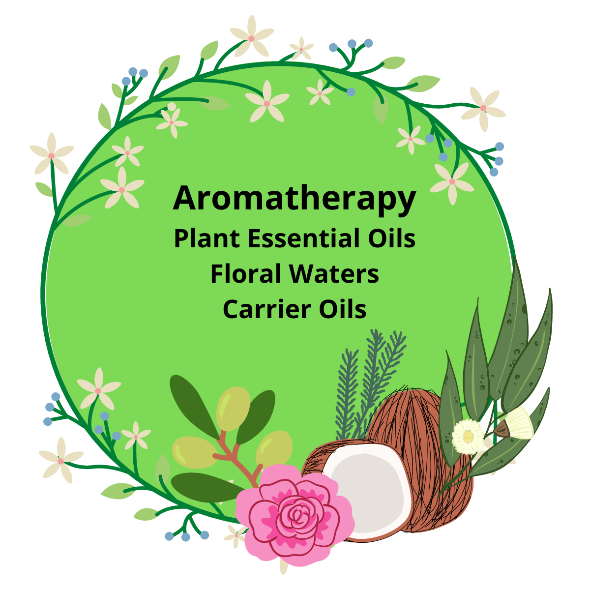 Aromaland Cherry Blossom Blend Essential Oil Roller Bottle