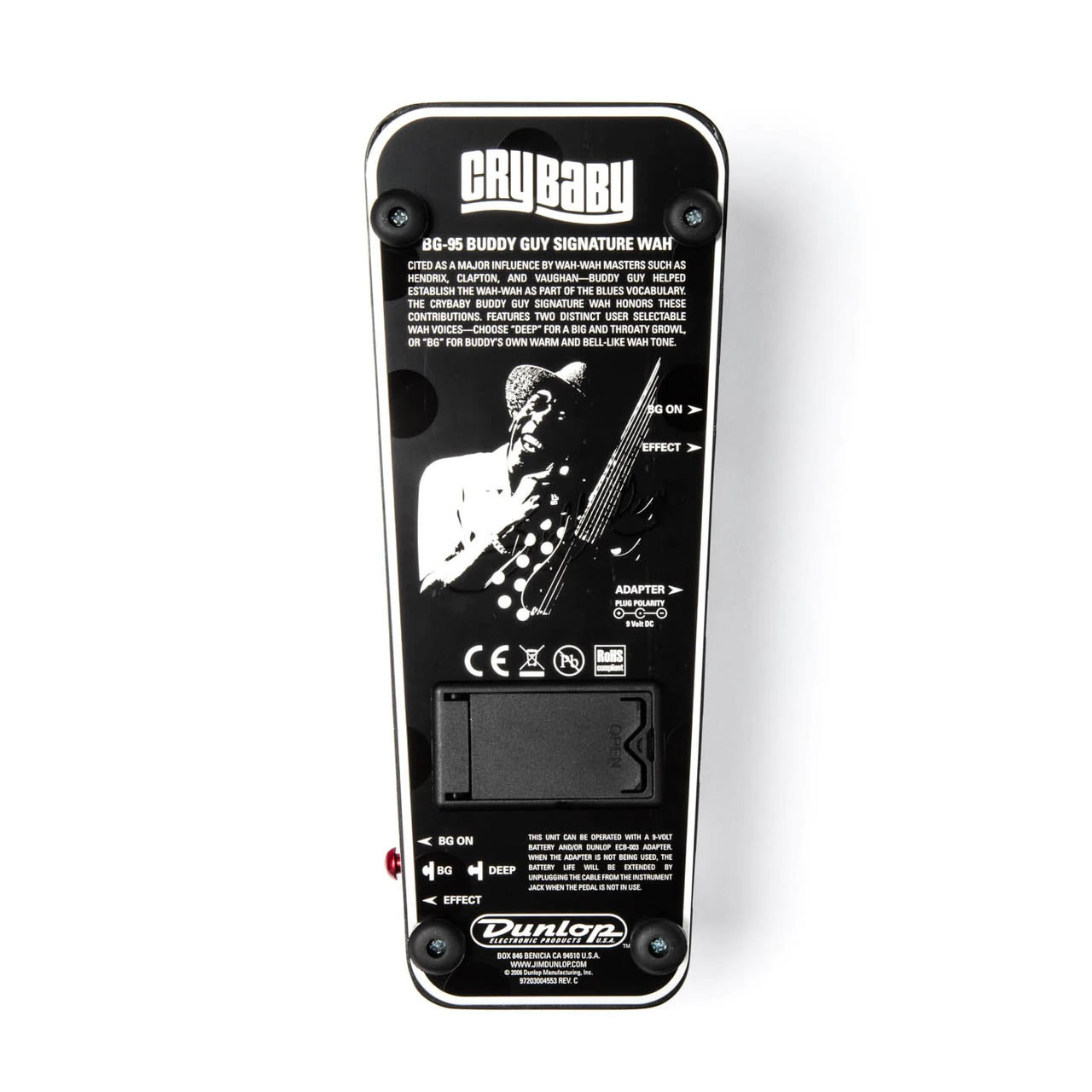 Jim Dunlop BG95 Buddy Guy Signature Cry Baby Wah - bmusic