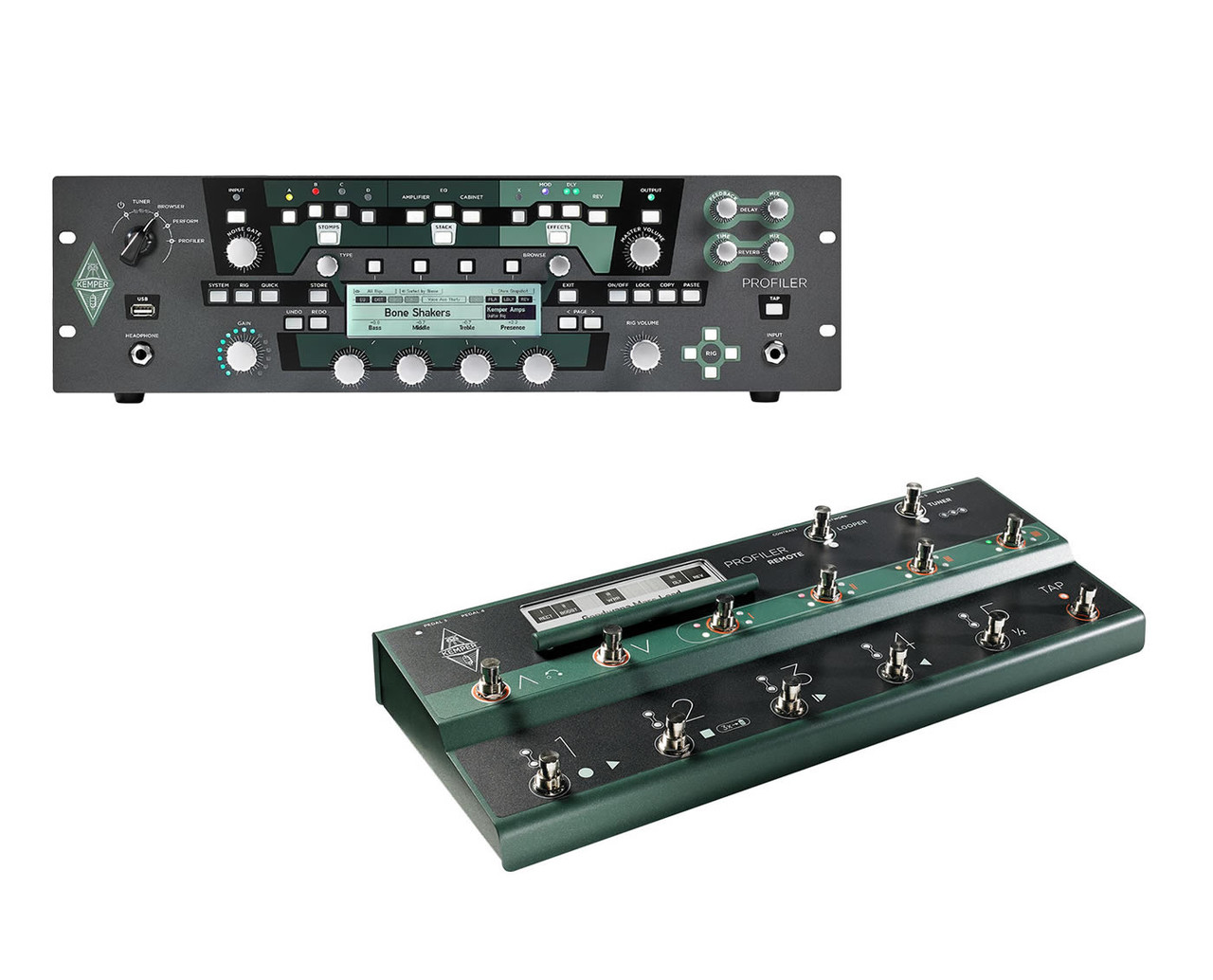 Kemper PowerRack and Remote Bundle - bmusic