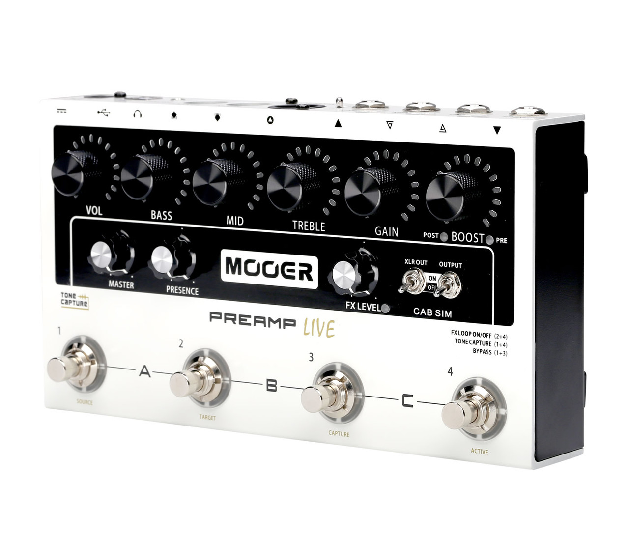 Mooer Preamp Live - Programmable Multi Preamp Pedal - bmusic