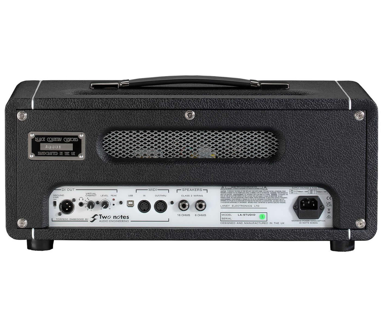 Laney Black Country Customs Studio Supergroup Guitar Head - - bmusic