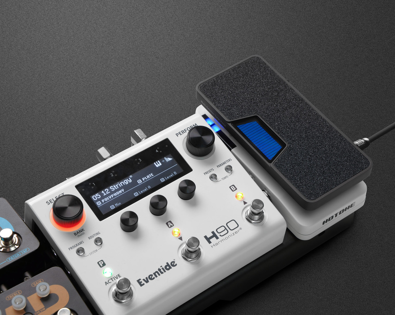 Hotone Tuner Press Pedal - Volume, Expression, Tuner, Buffer - bmusic