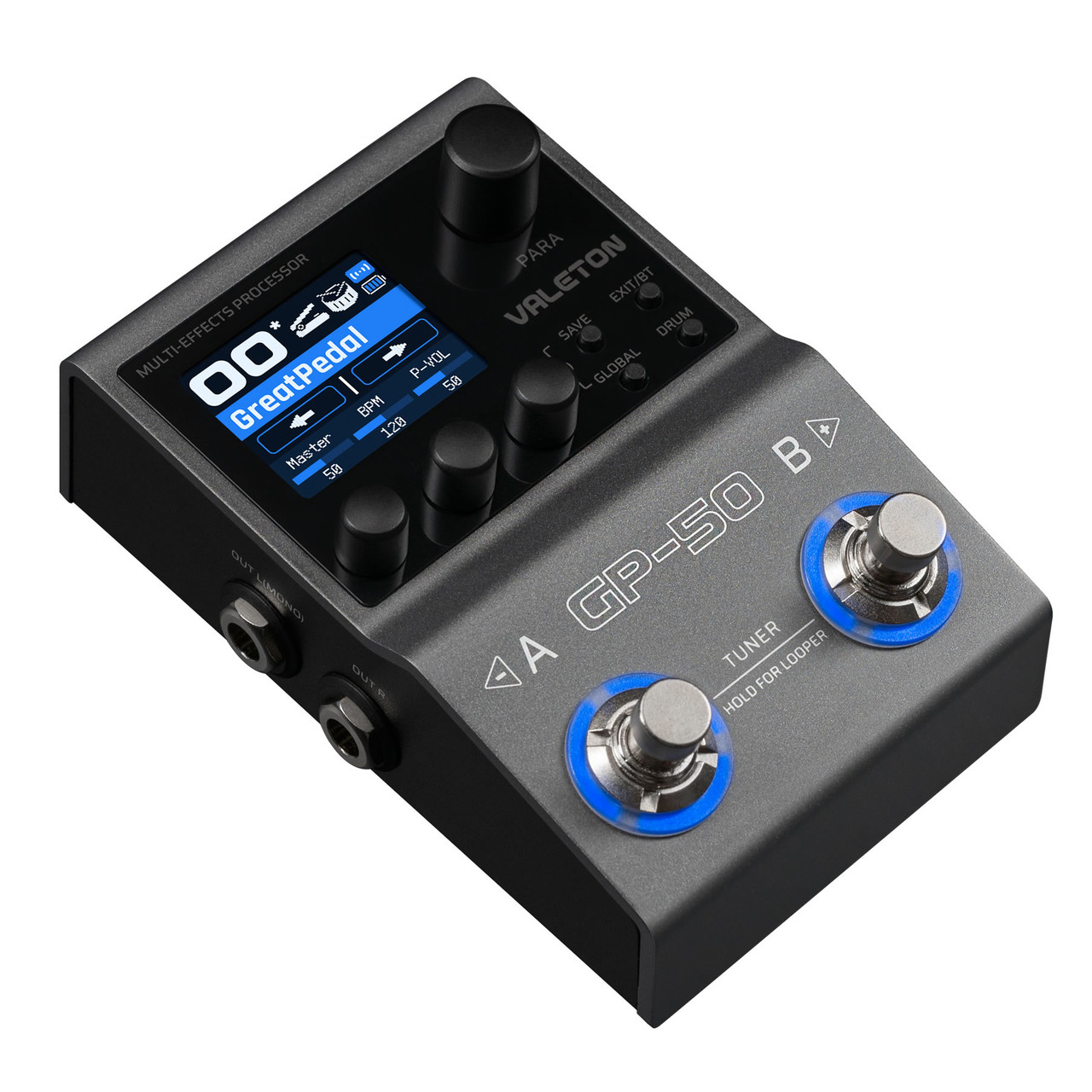 Valeton GP-50 Multi-Effects Processor, SnapTone & IR Loader Pedal
