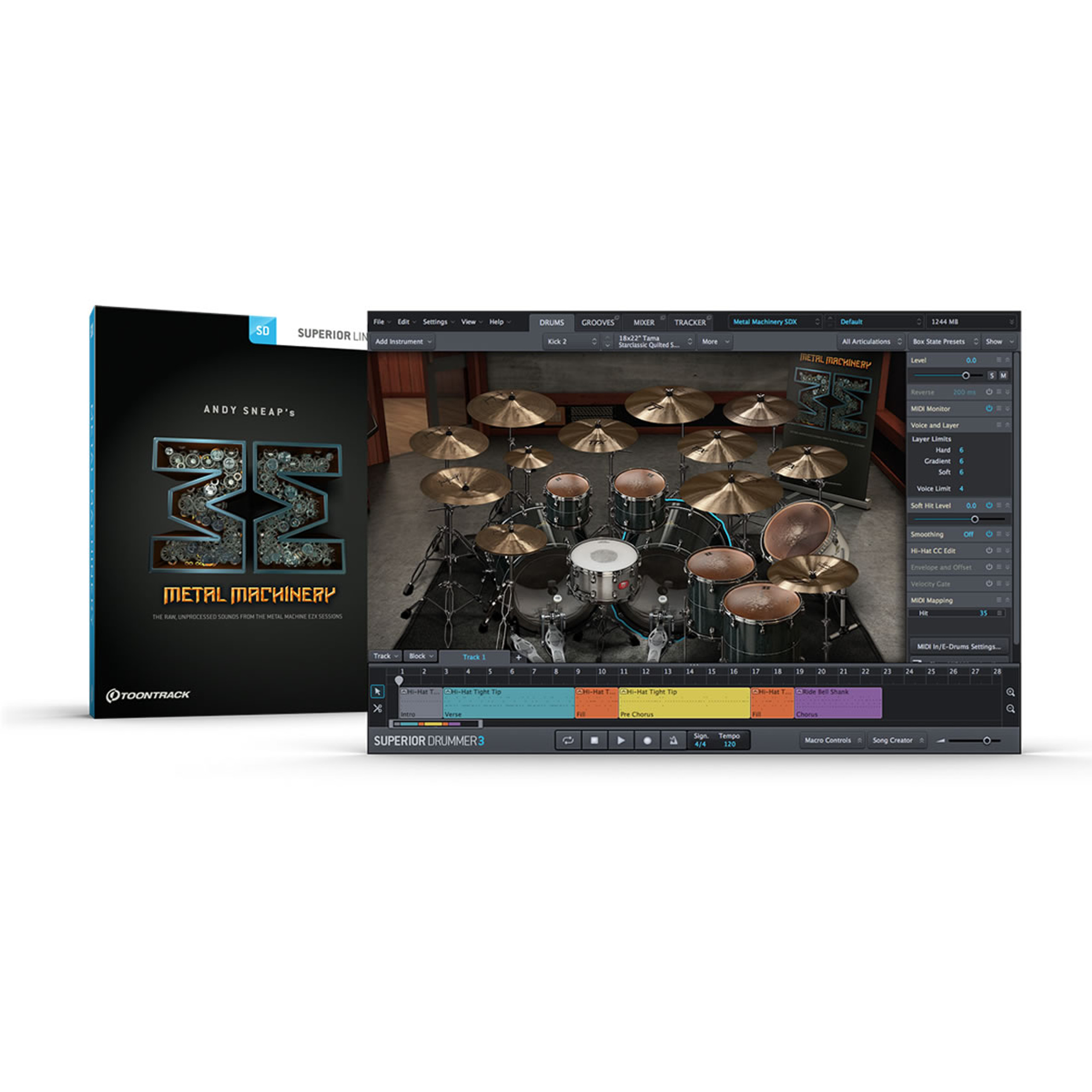 toontrack metal machinery sdx