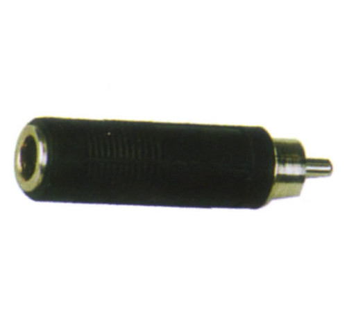 RCA Jack (M) to 6.3 Mono Socket (F) Adaptor